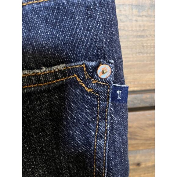 ANTHROPOLOGIE PILCRO The Bow Boyfriend Jeans Dark Distressed Denim SZ 26 NWT - Picture 7 of 16